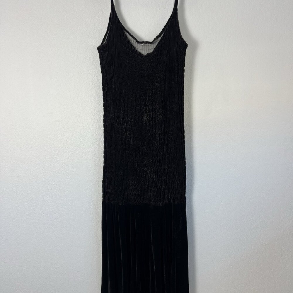 Drop waist rich, black, chocolate brown maxi, perfect for layering!